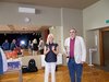 Prezes SM Ewa Wojdalska i kapitan  zwycięzców Janusz Makaruk